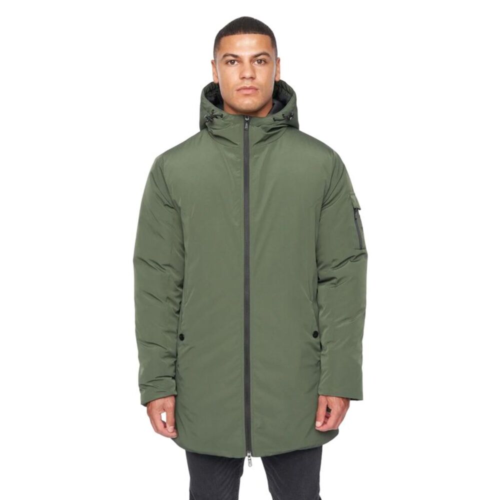 Duck and Cover Mens Mantrax Padded Jacket / Dark Olive